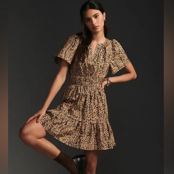 Anthropologie Dresses & Skirts - Anthropologie Somerset Mini Dress Neutral Size XL